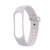 Xiaomi Mi Band 3/4, szilikon óraszíj, fehér