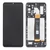 Samsung A326B/A326U Galaxy A32 5G, LCD kijelző érintőplexivel és előlap kerettel, fekete (GYÁRI)