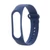 Xiaomi Mi Band 5/6, szilikon óraszíj, sötétkék
