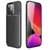 Apple iPhone 15, Szilikon tok, Full Carbon, fekete