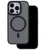Apple iPhone 16 Pro Max, Szilikon tok, Frozen Magsafe, fekete