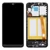 Samsung A202 Galaxy A20E, LCD kijelző érintőplexivel és előlap kerettel, fekete (GYÁRI)