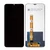 Oppo A16/A16s/A54s 2021/Realme C25 (2021), LCD kijelző érintőplexivel, fekete 