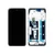 Samsung A366 Galaxy A36 5G, LCD kijelző érintőplexivel és előlap kerettel, fekete (GH82-36841A) (SERVICE PACK) (GYÁRI)